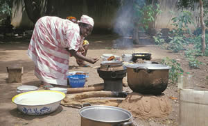 Mujeres cocinando