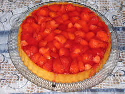 Tarta de fresas