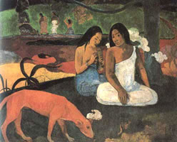 Pintura de Gauguin