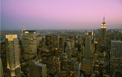 Vista panorámica de Manhattan