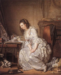 El espejo roto. Jean-Baptiste Greuze