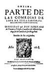 Portada de las Comedias de Lope de Vega