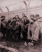 Nens jueus al camp d'Auschwitz