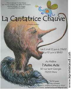 Cartell de 'La cantant calva'